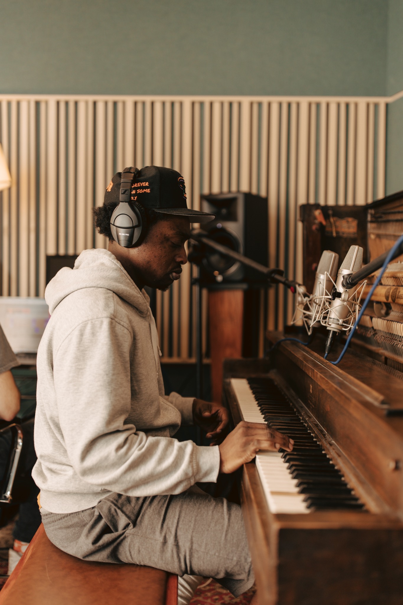 songwriters and musicians creating together