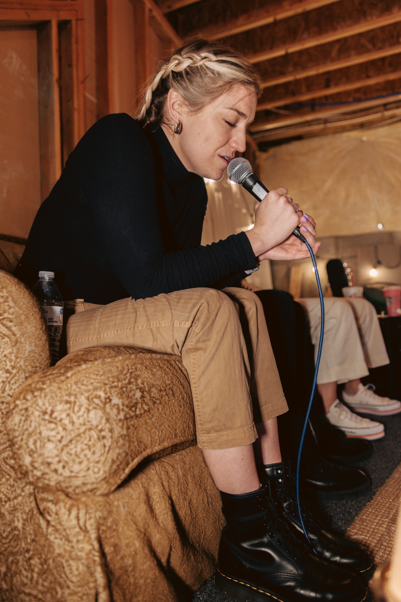 songwriters and musicians creating together